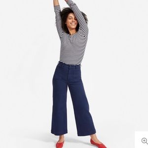 Everlane Wide Leg Crop Patch Pocket Pant. Size 30